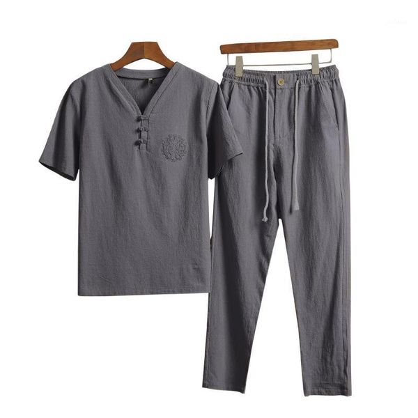 5xl japanese streetwear two piece set short sleeve + linen pants vintage summer clothes for men pants sets plus size 5xl1, Gray
5xl japanese streetwear two piece set short sleeve + linen pants vintage summer clothes for men pants sets plus size 5xl1, Gray