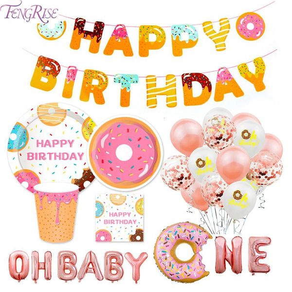 fengrise donut balloon 1st 1 year decoration donuts supplies baby one birthday party decor kids
fengrise donut balloon 1st 1 year decoration donuts supplies baby one birthday party decor kids