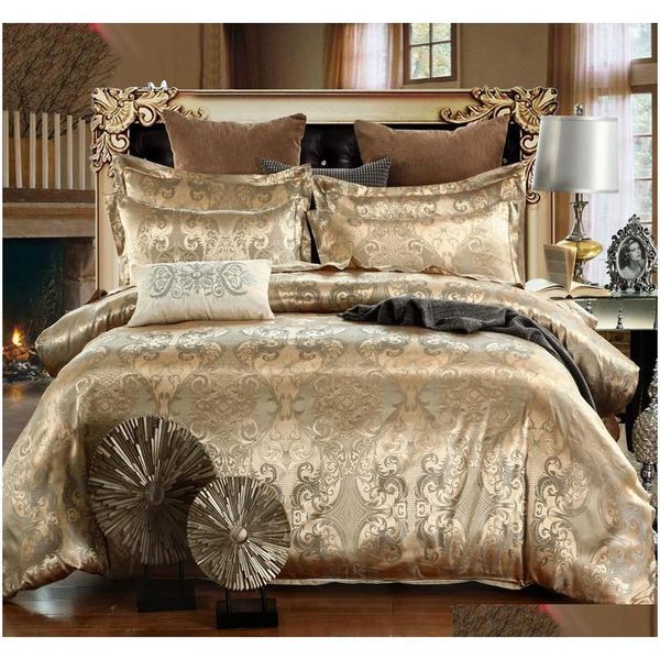 new jacquard bedlinen king size duvet cover set imitation silk cotton bedding sets gold colour ilfgu
new jacquard bedlinen king size duvet cover set imitation silk cotton bedding sets gold colour ilfgu
