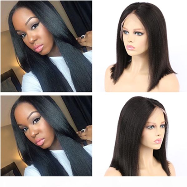 virgin brazilian yaki straight full lace human hair wigs with baby hairs light yaki lace frontal wigs glueless for black women 130 density, Black;brown
virgin brazilian yaki straight full lace human hair wigs with baby hairs light yaki lace frontal wigs glueless for black women 130 density, Black;brown