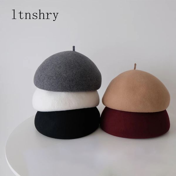 lady spring winter 100%wool berets hat painter style hat women vintage berets solid color caps female bonnet warm walking cap 201019, Blue;gray
lady spring winter 100%wool berets hat painter style hat women vintage berets solid color caps female bonnet warm walking cap 201019, Blue;gray
