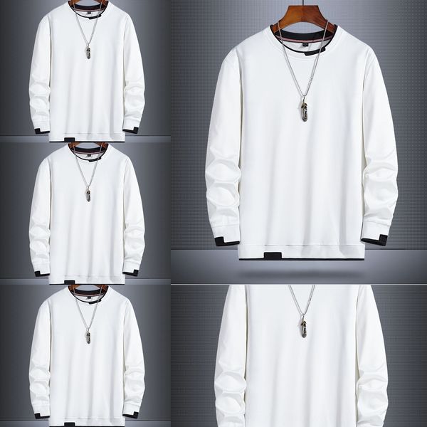men's fashion autumn round neck long sleeve sportswear sweater new korean version of slim fitting cotton imitation sweatshirtversatile, Black
men's fashion autumn round neck long sleeve sportswear sweater new korean version of slim fitting cotton imitation sweatshirtversatile, Black
