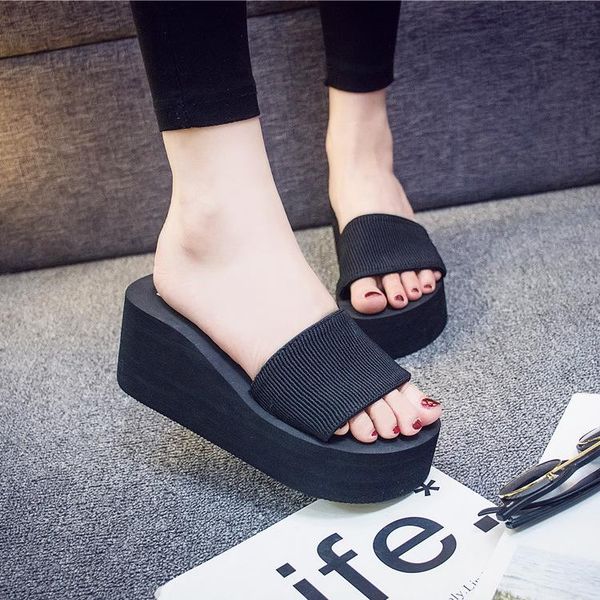 shoes slippers women summer pantofle low elastic band slides platform shale female beach 2020 sabot rubber pu rome fabric basic, Black
shoes slippers women summer pantofle low elastic band slides platform shale female beach 2020 sabot rubber pu rome fabric basic, Black