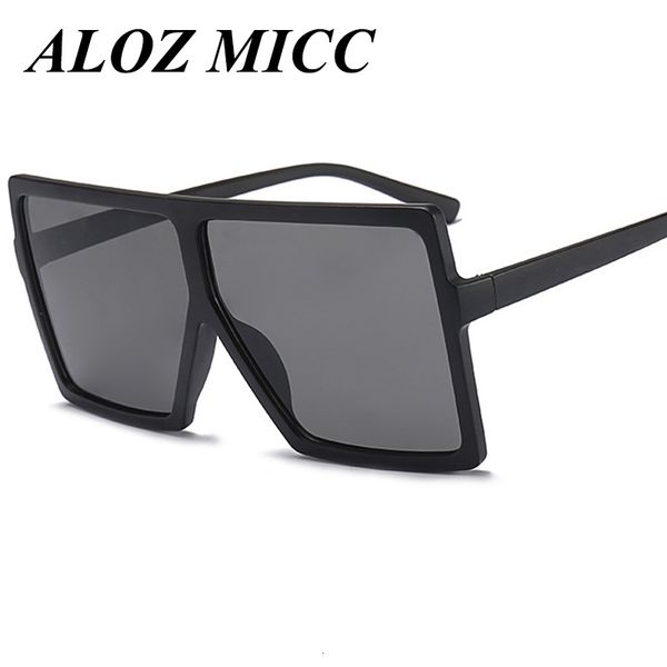 aloz micc sunglasses for men fashion oversize square female sunglasses women flat retro eyewear uv400 a328, White;black 
aloz micc sunglasses for men fashion oversize square female sunglasses women flat retro eyewear uv400 a328, White;black