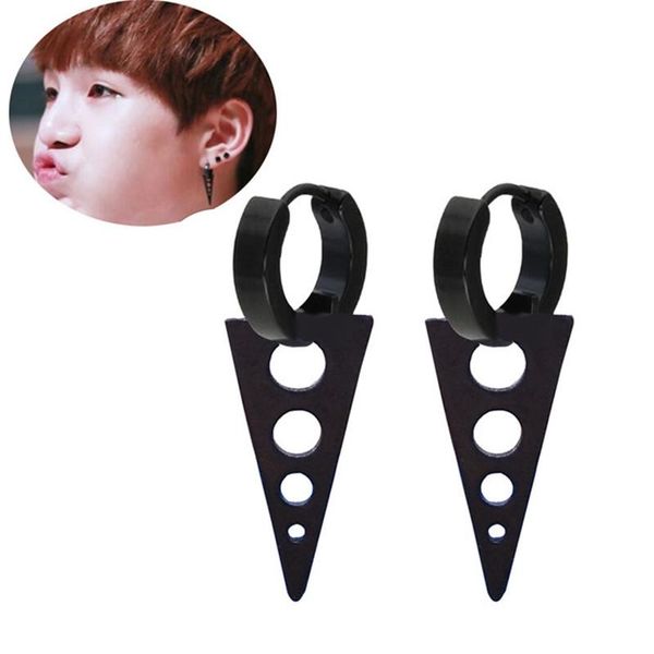 stud kpop dna korean punk lmikni korea triangle titanium steel earrings for women men jewelry brinco, Golden;silver
stud kpop dna korean punk lmikni korea triangle titanium steel earrings for women men jewelry brinco, Golden;silver