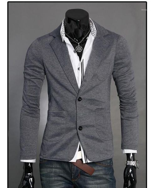 new blazer men slim fit suit jacket single row two button solid knitting blazer coat long sleeve outwear masculino1, White;black
new blazer men slim fit suit jacket single row two button solid knitting blazer coat long sleeve outwear masculino1, White;black