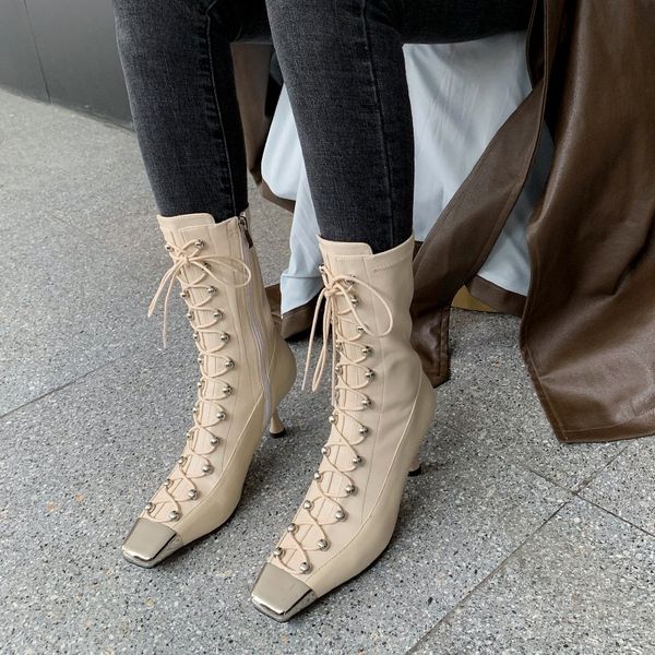 2021 new fall marks women ankle high heels, black pants, woman's zipper, party boots, dance boots. 36vm
2021 new fall marks women ankle high heels, black pants, woman's zipper, party boots, dance boots. 36vm