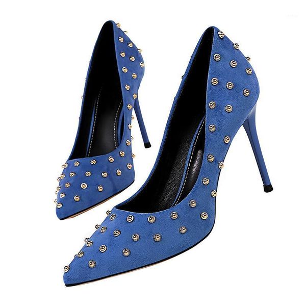 women 9cm high heels rivets glitter blue green red pumps lady plus size pointed toe wedding low kitten heels scarpins 2021 shoes1, Black
women 9cm high heels rivets glitter blue green red pumps lady plus size pointed toe wedding low kitten heels scarpins 2021 shoes1, Black