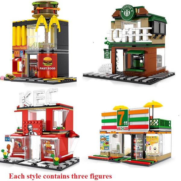 280+ pcs mini city street view building blocks coffee shop hamburger store city diy bricks toys for children christmas gifts 1008
280+ pcs mini city street view building blocks coffee shop hamburger store city diy bricks toys for children christmas gifts 1008