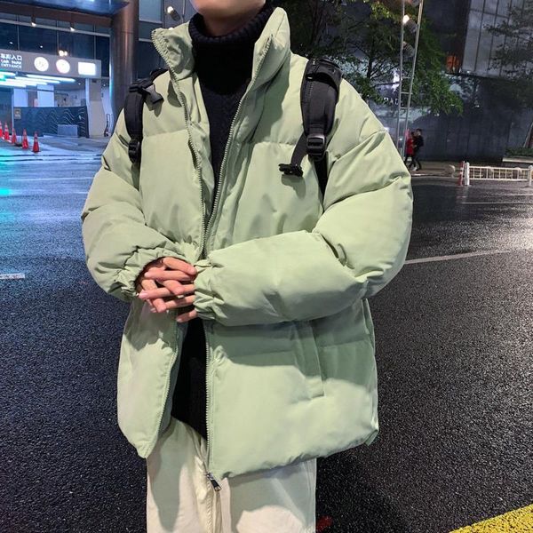winter jacket men's warm fashion casual thickened stand-up collar coat parka men clothes loose korean couple short coat s-3xl, Black
winter jacket men's warm fashion casual thickened stand-up collar coat parka men clothes loose korean couple short coat s-3xl, Black