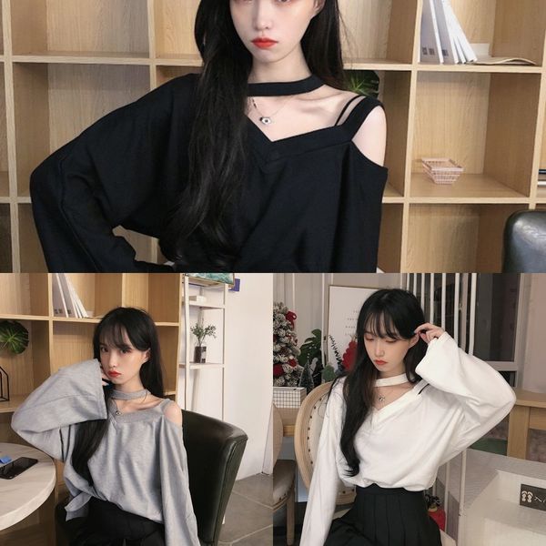 uivih популярная новый стиль autu корейской версии в 2020looseshoulder toptoptop пальто вытекающей shoulderindividual футболка с длинным рук, White
uivih популярная новый стиль autu корейской версии в 2020looseshoulder toptoptop пальто вытекающей shoulderindividual футболка с длинным рук, White