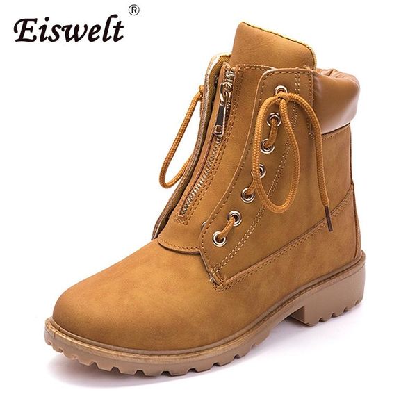 eiswelt fashion leather women boots winter shoes ankle boots for women ladies casual shoes female solid fashion, Black
eiswelt fashion leather women boots winter shoes ankle boots for women ladies casual shoes female solid fashion, Black
