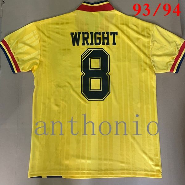 1993/94 retro soccer jerseys star wright 8 adams 6 vieira henry martin keown bergkamp 10 home away football shirts de classic futbol jersey, Black;yellow
1993/94 retro soccer jerseys star wright 8 adams 6 vieira henry martin keown bergkamp 10 home away football shirts de classic futbol jersey, Black;yellow