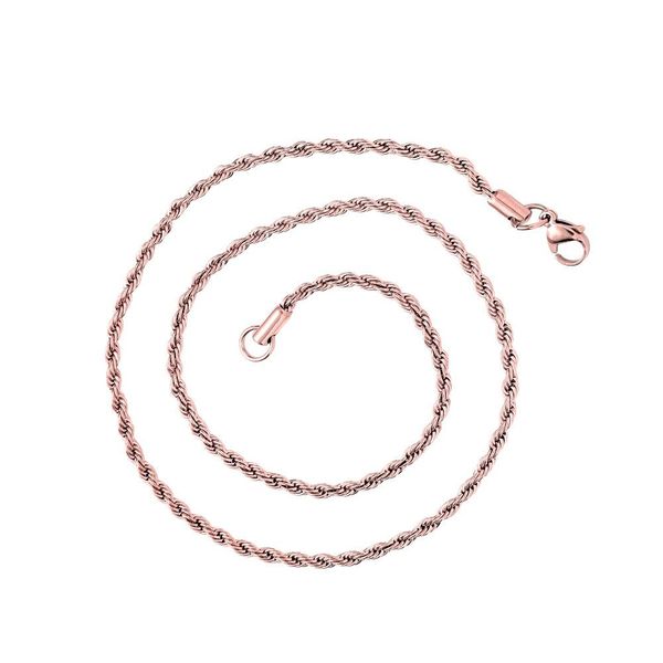 2022 new 3mm stainless steel rope chain necklace hip hop necklace jewelry for women men diy pendant necklace 16in-24in, Silver
2022 new 3mm stainless steel rope chain necklace hip hop necklace jewelry for women men diy pendant necklace 16in-24in, Silver