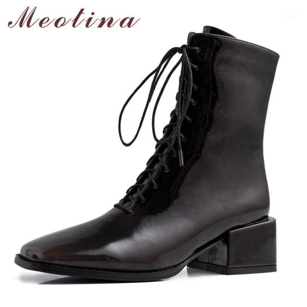 boots meotina women short shoes high heel ankle lady square toe chunky heels zip lace up autumn winter black size 401
boots meotina women short shoes high heel ankle lady square toe chunky heels zip lace up autumn winter black size 401