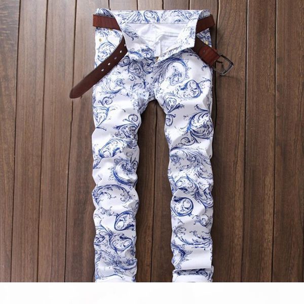 2019 new men jeans 3d pattern printing jeans men's skinny pants slim white stretch fashion denim pants size 29-38, Blue
2019 new men jeans 3d pattern printing jeans men's skinny pants slim white stretch fashion denim pants size 29-38, Blue