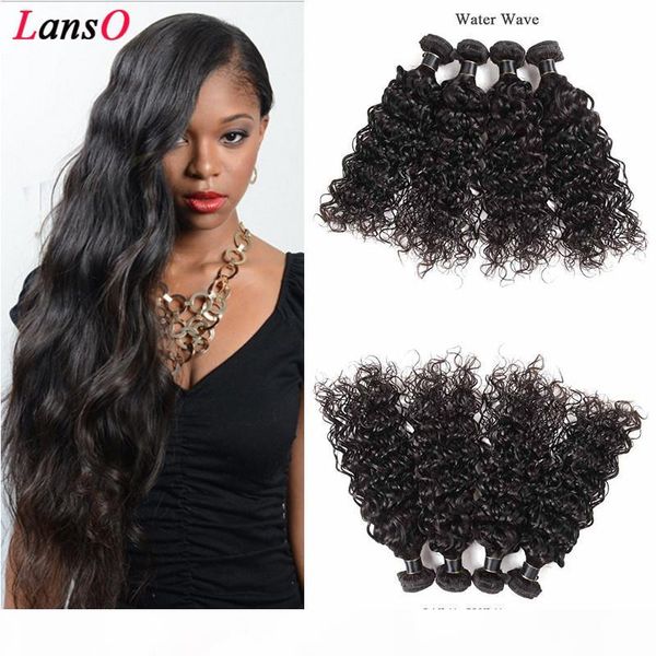 8a brazilian hair water wave 4pcs human hair weave virgin hair bundles brazilian peruvian indian malaysian water wave extentions, Black
8a brazilian hair water wave 4pcs human hair weave virgin hair bundles brazilian peruvian indian malaysian water wave extentions, Black