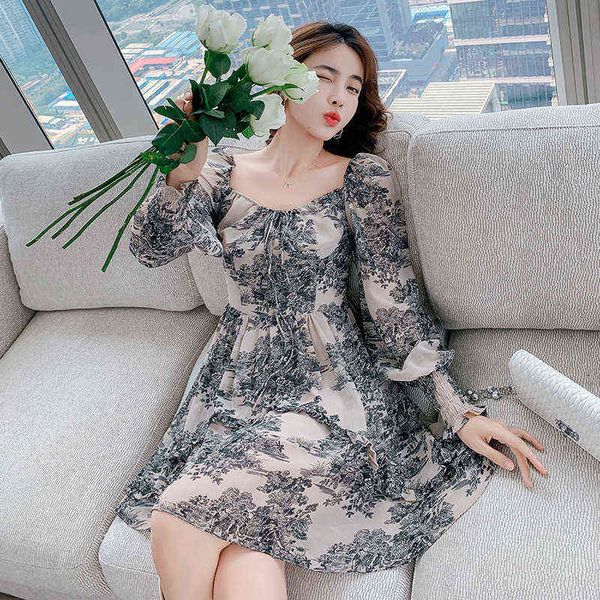 woman casual dresses chiffon square neck french waist closing, slim dign, little fairy broken flower dresses in autumn, Black;gray
woman casual dresses chiffon square neck french waist closing, slim dign, little fairy broken flower dresses in autumn, Black;gray