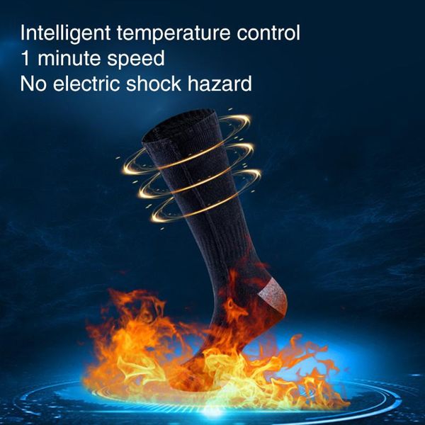 men women foot warmer adjustable temperature heated socks universal practical winter safe dry battery washable electric durable, Black
men women foot warmer adjustable temperature heated socks universal practical winter safe dry battery washable electric durable, Black
