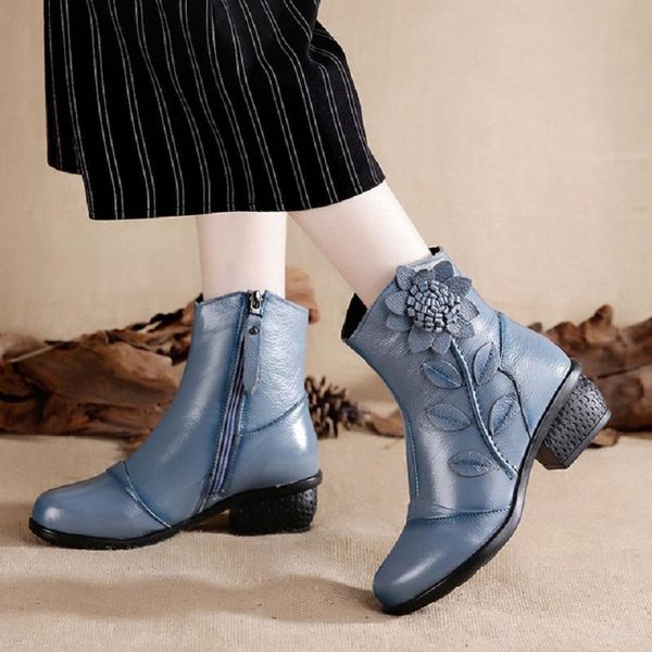 boots spring autumn winter retro fashion fretwork floral genuine leather equestrian women zip sewing lady shoes 20210603, Black
boots spring autumn winter retro fashion fretwork floral genuine leather equestrian women zip sewing lady shoes 20210603, Black