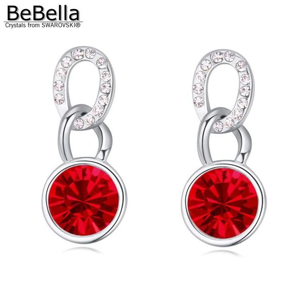 bebella round chaton crystal rhinestone drop earrings with crystals from original fashion jewelry for women girl, Silver
bebella round chaton crystal rhinestone drop earrings with crystals from original fashion jewelry for women girl, Silver