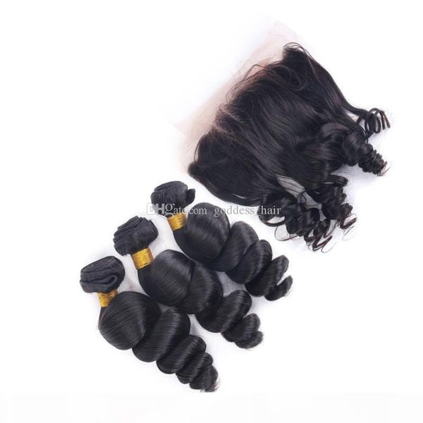 9a loose wave hair with lace frontal closure 13*4 middle three part human hair with ear to ear lace frontal 4pcs lot, Black
9a loose wave hair with lace frontal closure 13*4 middle three part human hair with ear to ear lace frontal 4pcs lot, Black
