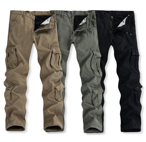 male double layer many pocket casual baggy tactical trousers male men's cargo pants winter plus fleece thick warm pants, Black
male double layer many pocket casual baggy tactical trousers male men's cargo pants winter plus fleece thick warm pants, Black