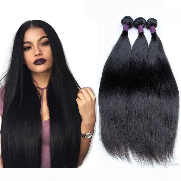 long straight natural looking hair 3pcs bundles unprocessed brazilian human hair weaves extension natural color 10-30 longer inch, Black
long straight natural looking hair 3pcs bundles unprocessed brazilian human hair weaves extension natural color 10-30 longer inch, Black