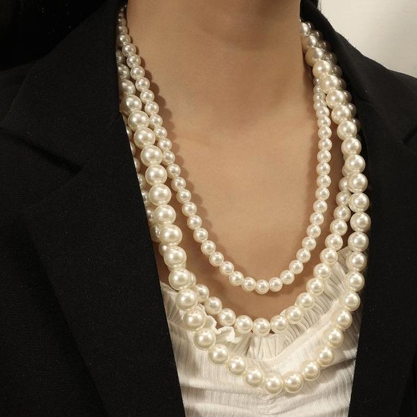 exaggerated gypsy cuban big bead chain necklace steampunk men punk layered chunky thick choker necklace women prom jewelry, Silver
exaggerated gypsy cuban big bead chain necklace steampunk men punk layered chunky thick choker necklace women prom jewelry, Silver
