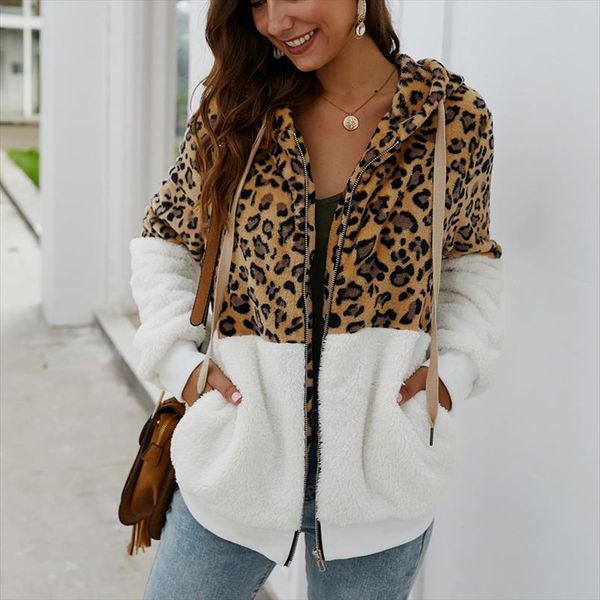 women winter coat long sleeve hooded autumn warm jacket outwear casual fashion leopard coat size s, Black
women winter coat long sleeve hooded autumn warm jacket outwear casual fashion leopard coat size s, Black