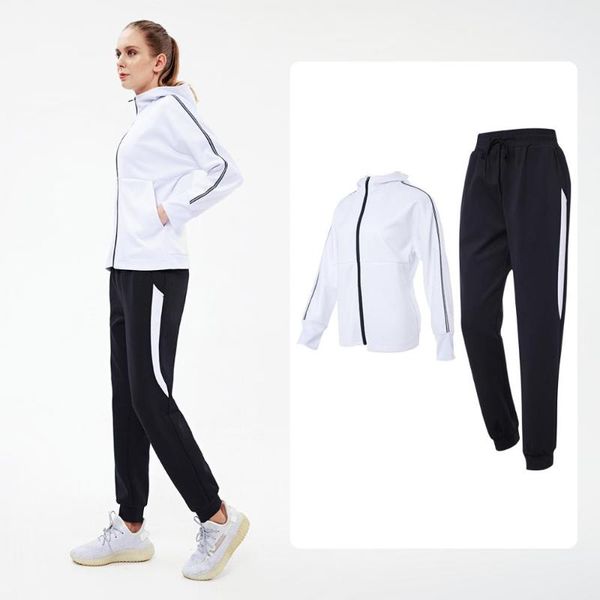 gym clothing jstong sports running women loose 2 piece set quick dry coats pants fitness outdoor suit, White;black
gym clothing jstong sports running women loose 2 piece set quick dry coats pants fitness outdoor suit, White;black