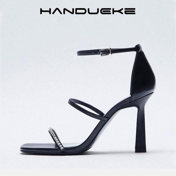 sandals 2021 summer style high-heeled rhinestones with stiletto ladies square toe buckle belt women's shoes fashion, Black
sandals 2021 summer style high-heeled rhinestones with stiletto ladies square toe buckle belt women's shoes fashion, Black