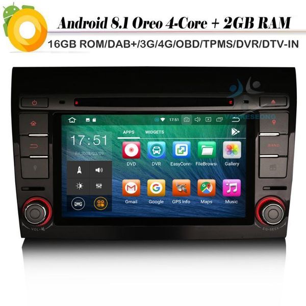 7" quad core android 8.1 autoradio dab+ car stereo dvd sat navi wifi 4g gps bluetooth car radio player for bravo 2007-20141
7" quad core android 8.1 autoradio dab+ car stereo dvd sat navi wifi 4g gps bluetooth car radio player for bravo 2007-20141