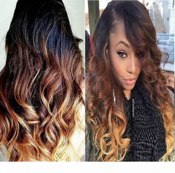 super wavy full lace human hair wigs for black women brazilian hair three tone #1b 4 27 ombre color lace front wigs, Black;brown
super wavy full lace human hair wigs for black women brazilian hair three tone #1b 4 27 ombre color lace front wigs, Black;brown