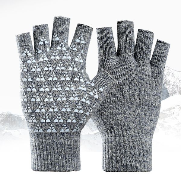 warm half-finger gloves female autumn and winter couple fingerless gloves male outdoor cycling students knitted warm gloves, Blue;gray
warm half-finger gloves female autumn and winter couple fingerless gloves male outdoor cycling students knitted warm gloves, Blue;gray
