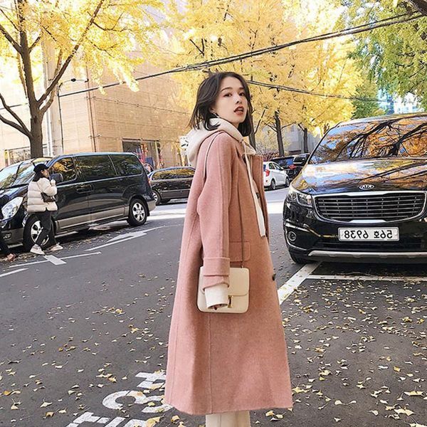 quality woollen coat women's new autumn / winter 2020 korean mid long woolen windbreaker coat is loose and easy to wear and thin1, Black
quality woollen coat women's new autumn / winter 2020 korean mid long woolen windbreaker coat is loose and easy to wear and thin1, Black