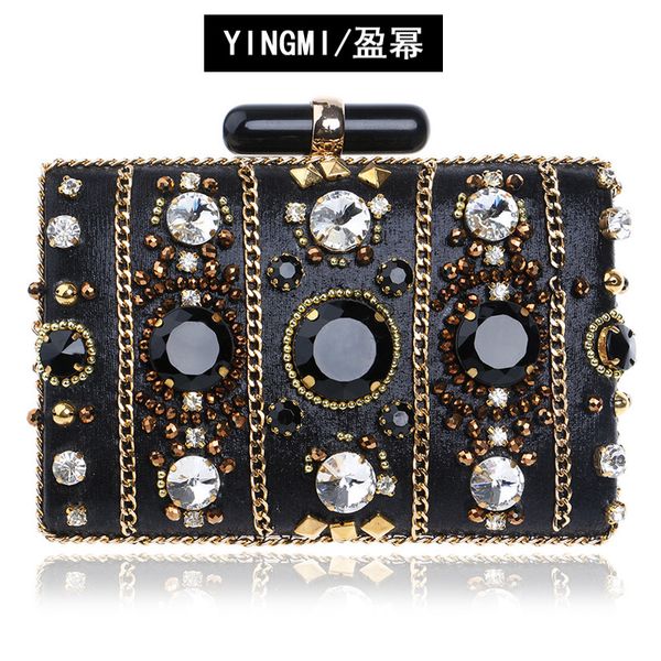 popular party bag european and american pearl embroidery banquet handbag women's dress evening bags
popular party bag european and american pearl embroidery banquet handbag women's dress evening bags