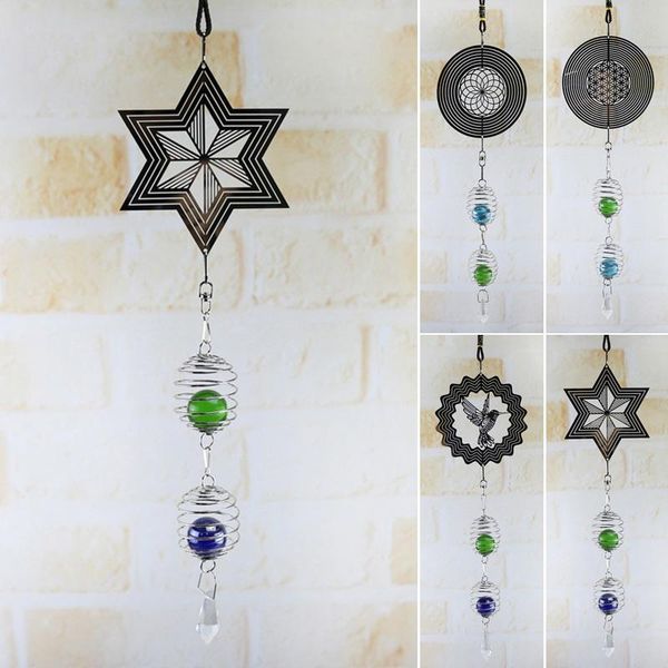 fashion durable simple 3d metal hanging spinner wind chime with spiral tail ball center home decor good gifts drop shipping
fashion durable simple 3d metal hanging spinner wind chime with spiral tail ball center home decor good gifts drop shipping
