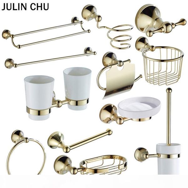 gold bathroom hardware set wc brush holder toilet paper towel holders shelf double wall hooks shower shampoo soap dish yxljqk garden_light
gold bathroom hardware set wc brush holder toilet paper towel holders shelf double wall hooks shower shampoo soap dish yxljqk garden_light