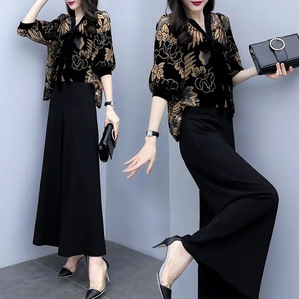 women's autumn 2020 new leisure high waist pants pants wide leg pantswide leg pantsloose five point sleeve show thin two piece sprin, Gray
women's autumn 2020 new leisure high waist pants pants wide leg pantswide leg pantsloose five point sleeve show thin two piece sprin, Gray