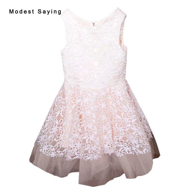 champagne a-line lace flower girl dress 2020 knee-length kids party prom gown for girl pageant vestidos de primera comunion yf24, Red;yellow 
champagne a-line lace flower girl dress 2020 knee-length kids party prom gown for girl pageant vestidos de primera comunion yf24, Red;yellow