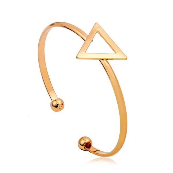 bangle hollow triangle simple silver plated golden black opening adjustable metallic bracelets & bangles for women
bangle hollow triangle simple silver plated golden black opening adjustable metallic bracelets & bangles for women