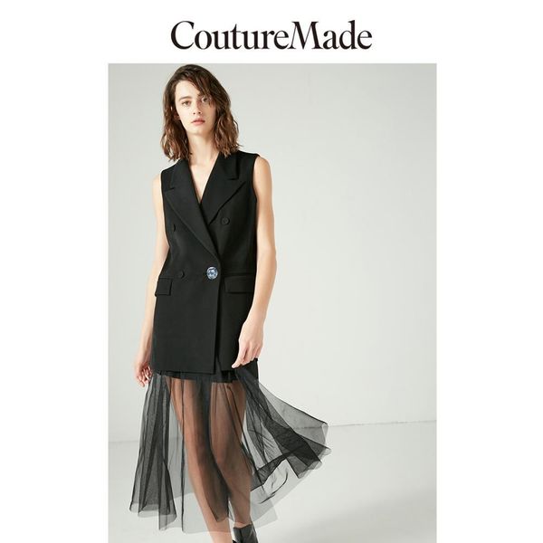 vero moda couturemade women's button trims detachable hem waistcoat | 319134503 1027, Black;white
vero moda couturemade women's button trims detachable hem waistcoat | 319134503 1027, Black;white