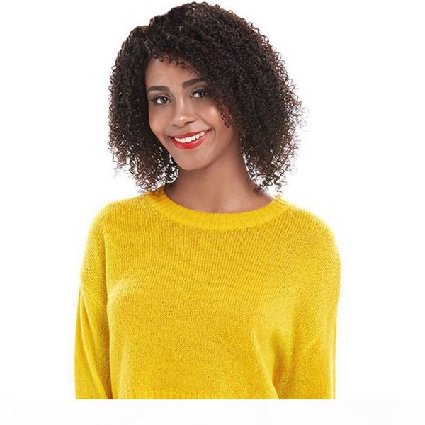 short kinky curly lace front human hair wigs non remy pre-plucked malaysian hair full lace wigs for black women, Black;brown
short kinky curly lace front human hair wigs non remy pre-plucked malaysian hair full lace wigs for black women, Black;brown