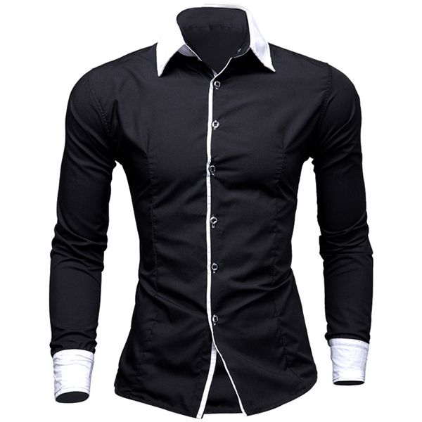 8 colors mens shirts fashion spring long sleeve tuxedo shirt slim fit striped men shirt cotton size 2xl y200408, White;black
8 colors mens shirts fashion spring long sleeve tuxedo shirt slim fit striped men shirt cotton size 2xl y200408, White;black