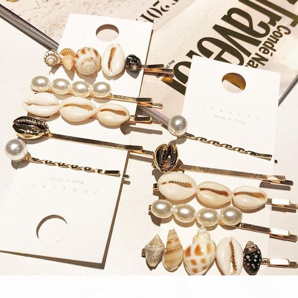 women fashion pearl shell hairpins lady trendy seashell hair clips summer beach hairgrip girl party hair accessories tta1473, Golden;silver
women fashion pearl shell hairpins lady trendy seashell hair clips summer beach hairgrip girl party hair accessories tta1473, Golden;silver