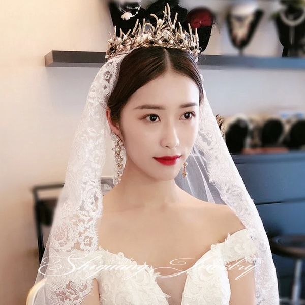 net red same headdress bride wedding dress accessories super xiansen female hair ornament princess little round crown, Silver
net red same headdress bride wedding dress accessories super xiansen female hair ornament princess little round crown, Silver