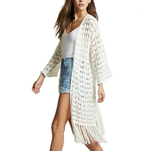 chic v-neck hand knitted cardigan long knit tassel flower hook fringed jacket kimono hollow long crochet coat1, White
chic v-neck hand knitted cardigan long knit tassel flower hook fringed jacket kimono hollow long crochet coat1, White