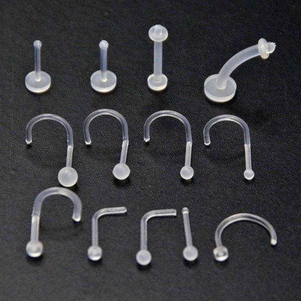 bioplast flexible nose lip stud flexible push fit labret retainer cartilage tragus helix earring eyebrow belly ring piercing q sqccaw, Silver
bioplast flexible nose lip stud flexible push fit labret retainer cartilage tragus helix earring eyebrow belly ring piercing q sqccaw, Silver