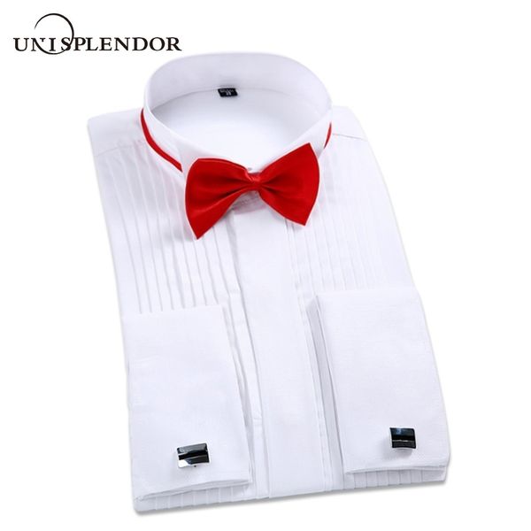 men wedding tuxedo long sleeve dress shirts french fold man cufflinks swallowtail button gentleman party shirt yn10367 201123, White;black
men wedding tuxedo long sleeve dress shirts french fold man cufflinks swallowtail button gentleman party shirt yn10367 201123, White;black